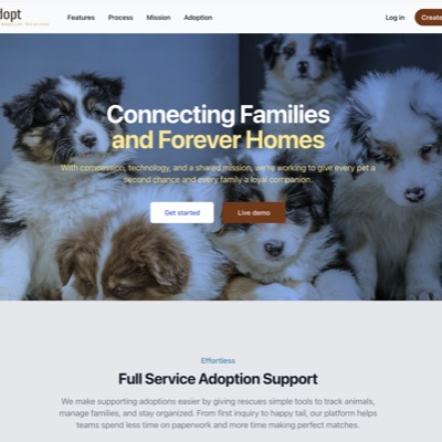 Web App - Adopt Systems